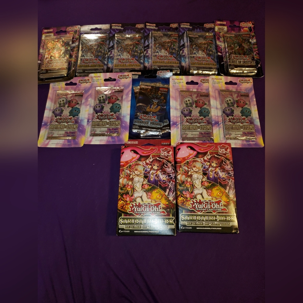 Unopened Yu-Gi-Oh cards